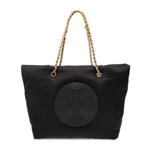 ‘Ella’ shopper tas Tory Burch , Black , Dames