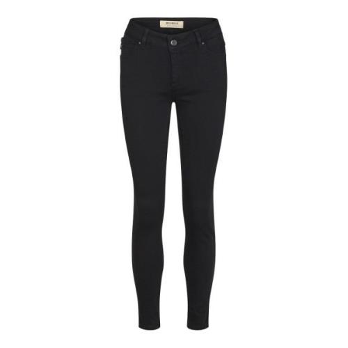 Strakke donkere denim jeans MOS Mosh , Black , Dames