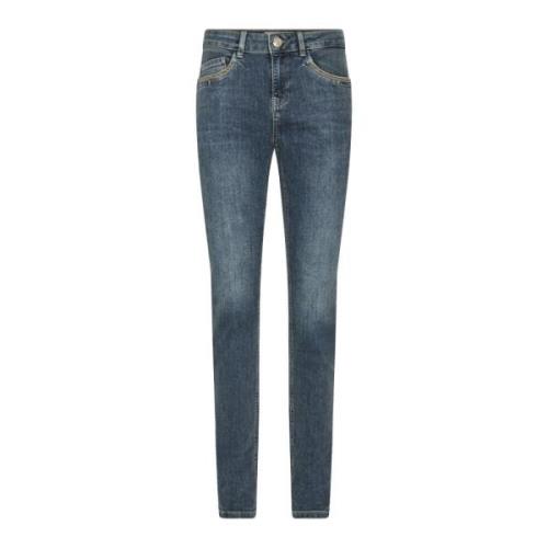 Ida Glow Skinny Jeans Blauw MOS Mosh , Blue , Dames