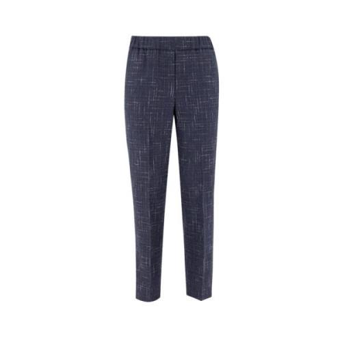 Slim-fit Trousers Peserico , Blue , Dames