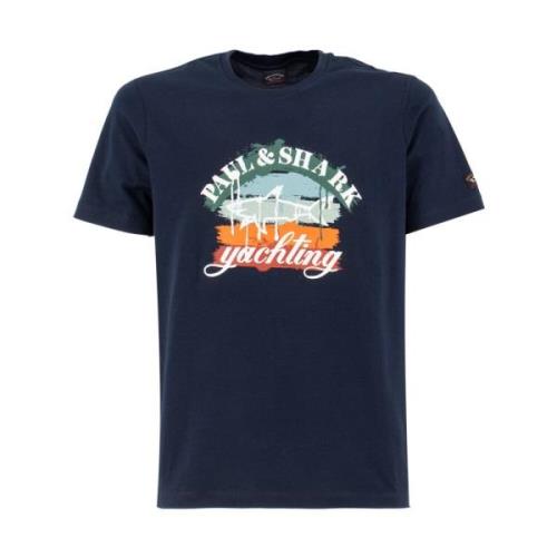 T-Shirts Paul & Shark , Blue , Heren