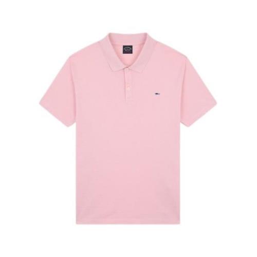 Polo Shirt Paul & Shark , Pink , Heren