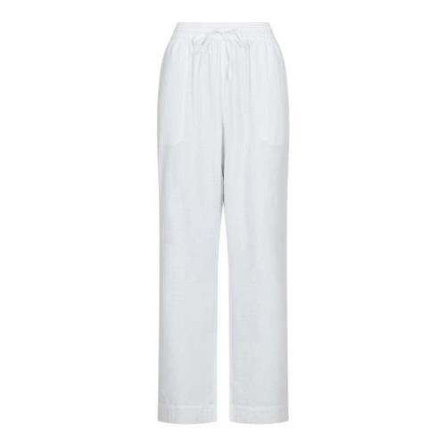 Sonar Linnen Broek - Zomer Casual Neo Noir , White , Dames