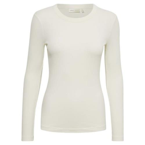 Lange Mouwen Basisblouse InWear , White , Dames