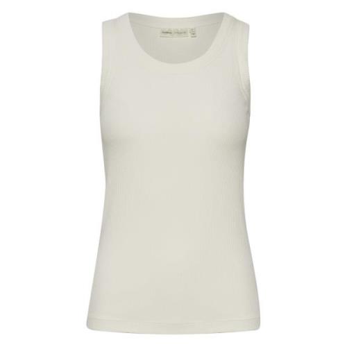 Slim Fit Mouwloze Tanktop InWear , White , Dames