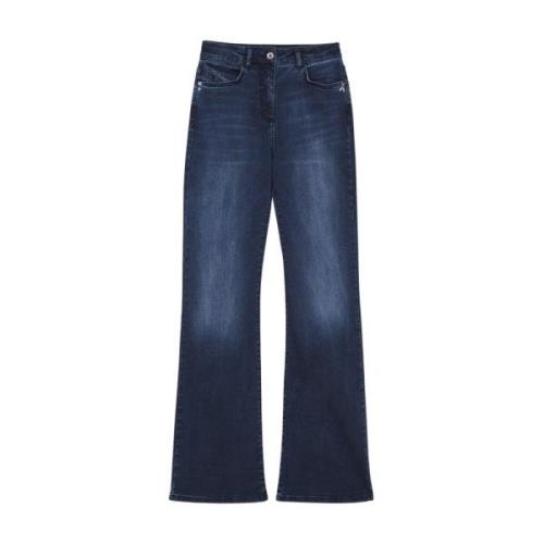 Flared Jeans Patrizia Pepe , Blue , Dames