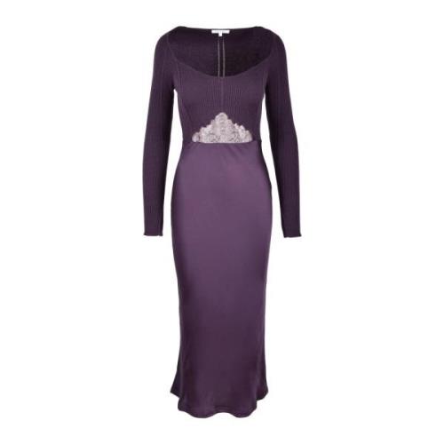 Paarse Jurk Patrizia Pepe Collectie Patrizia Pepe , Purple , Dames