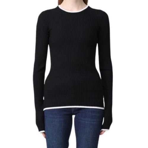 Stijlvolle Sweaters voor Sport Sportmax , Black , Dames