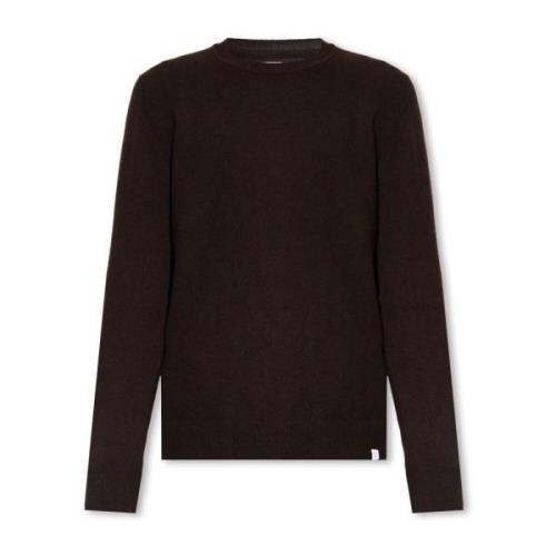 ‘Sigfred’ wollen trui Norse Projects , Brown , Heren