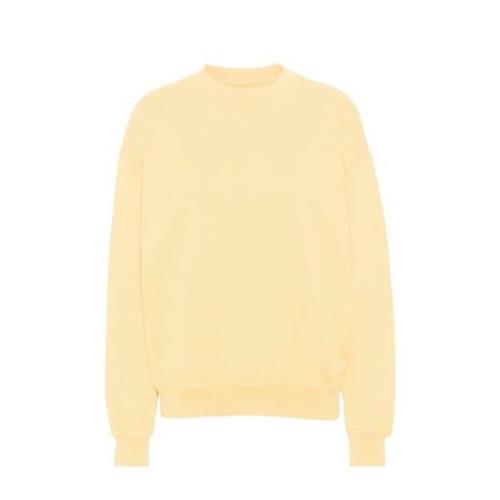 Sweatshirt Colorful Standard , Yellow , Heren