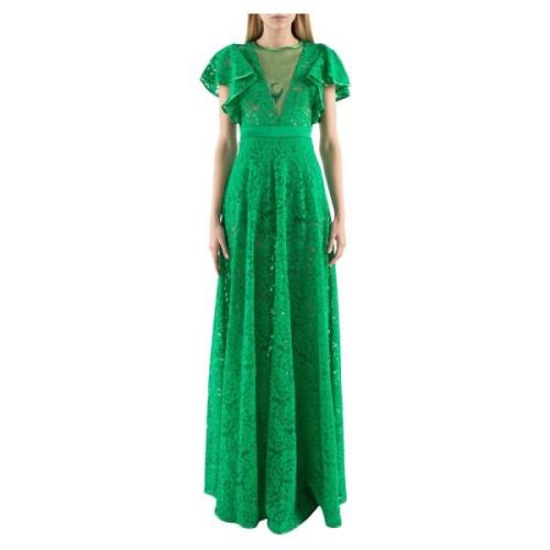 Bianco Spino lange jurken Doris S , Green , Dames
