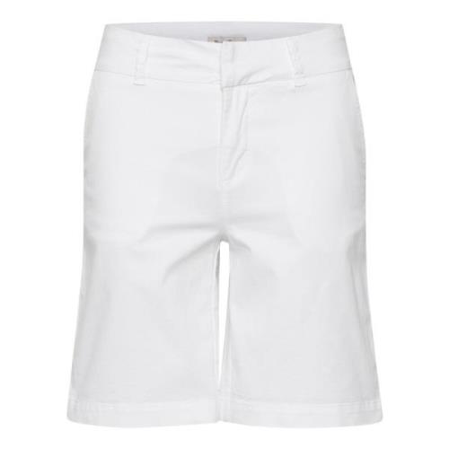 Klassieke Denim Shorts Part Two , White , Dames