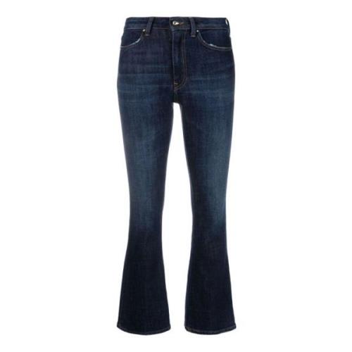 Stijlvolle Boot-Cut Jeans voor Dames Dondup , Blue , Dames