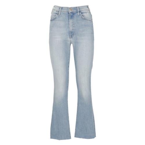 Boot-cut Jeans Mother , Blue , Dames