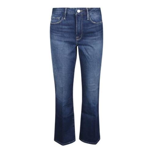 Le crop mini boot biologisch afbreekbare jeans Frame , Blue , Dames