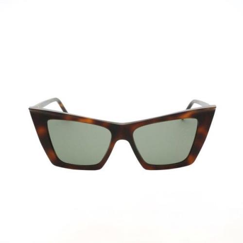 Nieuwe golf extreme cat-eye zonnebril Saint Laurent , Brown , Dames