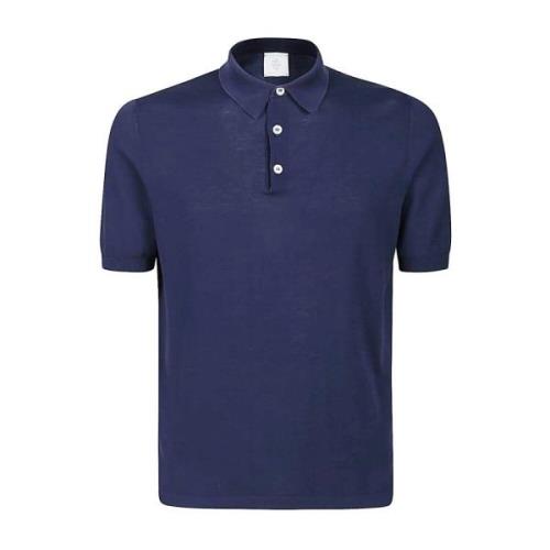 Polo Shirt Eleventy , Blue , Heren