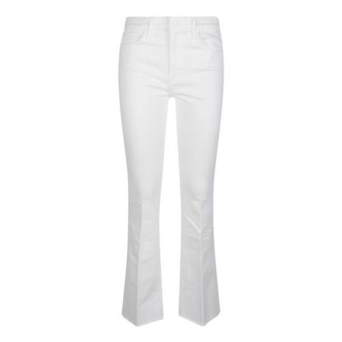 Boot-cut Jeans Mother , White , Dames