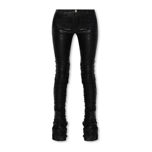 Nep leren broek Misbhv , Black , Dames