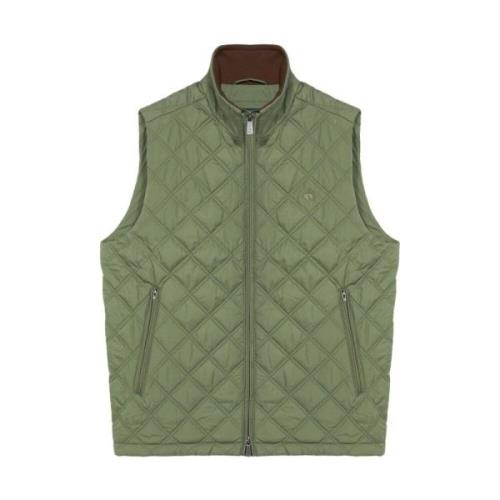 Groene polyester vest Brooks Brothers , Green , Heren