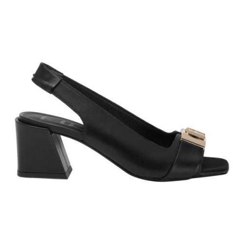 Sandals Furla , Black , Dames