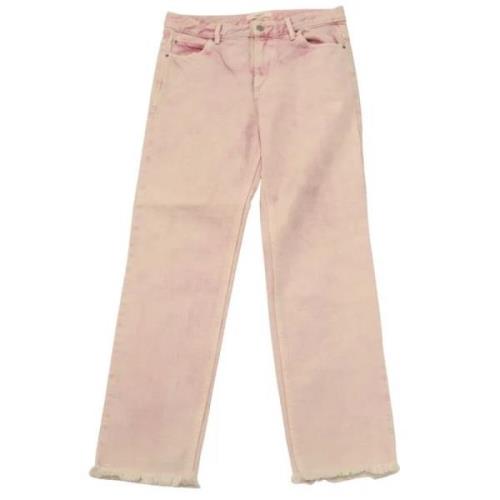 Tweedehands katoenen spijkerbroek Isabel Marant Pre-owned , Pink , Uni...