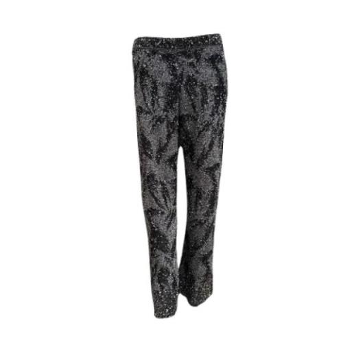 Pre-owned Polyester bottoms Missoni Pre-owned , Black , Dames