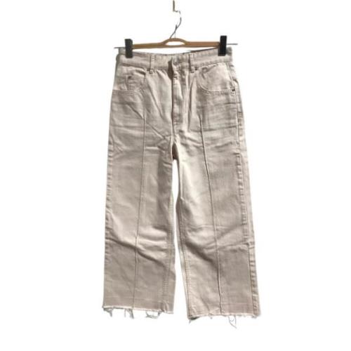 Pre-owned Cotton jeans Isabel Marant Pre-owned , Beige , Dames