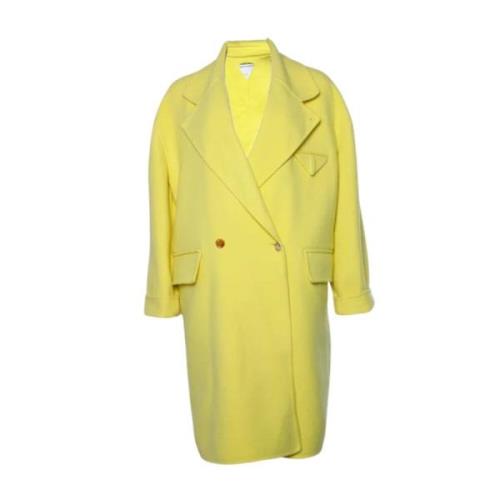 Pre-owned Cashmere outerwear Bottega Veneta Vintage , Yellow , Dames