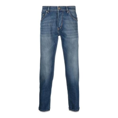 Slim Fit Denim Jeans voor Heren PT Torino , Blue , Heren