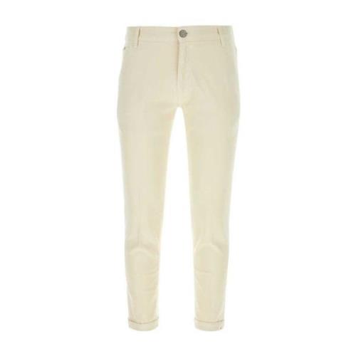 Ivory Slim Jeans voor Heren PT Torino , Beige , Heren