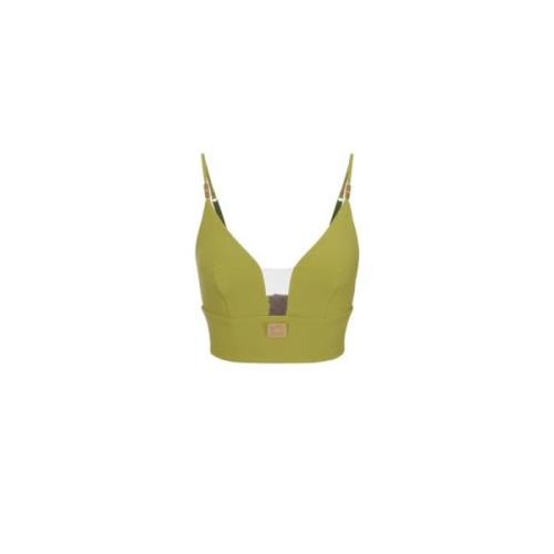 Stijlvolle Top voor Vrouwen Elisabetta Franchi , Green , Dames