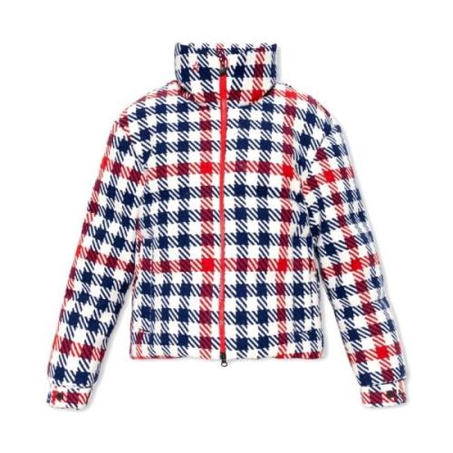 Star Gingham Polywool Jas Perfect Moment , Red , Dames