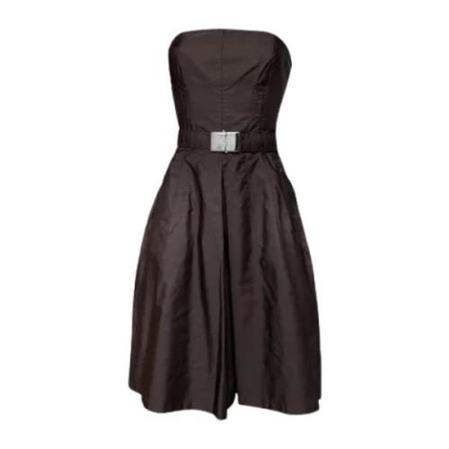 Pre-owned Fabric dresses Prada Vintage , Brown , Dames