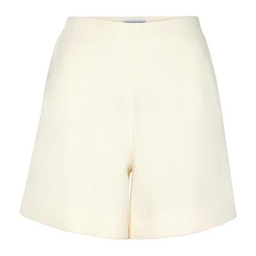 Wijdvallende High-Waisted Shorts met Zakken MVP wardrobe , White , Dam...