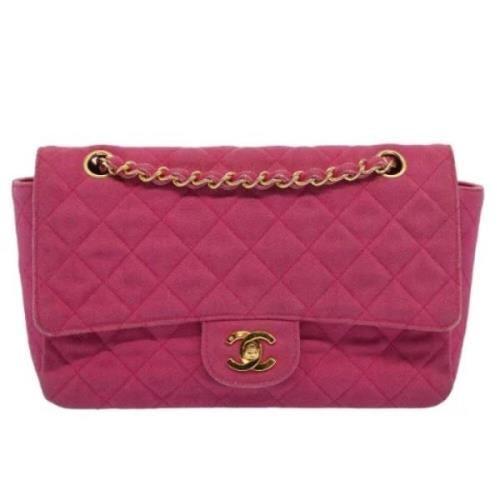 Pre-owned Canvas chanel-bags Chanel Vintage , Pink , Dames