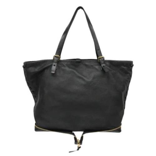 Pre-owned Leather totes Chloé Pre-owned , Black , Dames