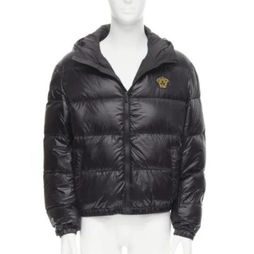 Pre-owned Nylon outerwear Versace Pre-owned , Black , Dames