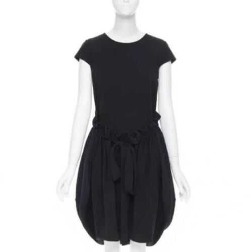 Pre-owned Wool dresses Yves Saint Laurent Vintage , Black , Dames