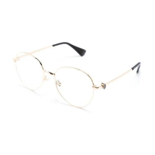 Gouden Optisch Montuur Stijlvol en veelzijdig Cartier , Yellow , Dames