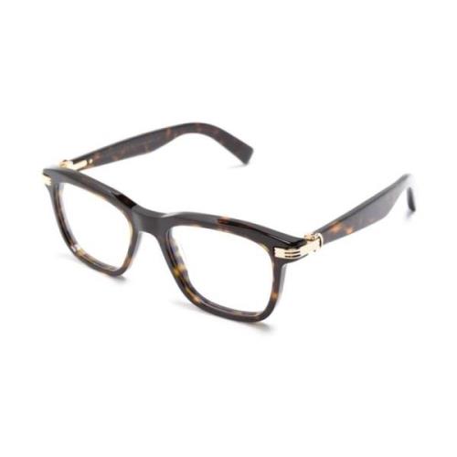 Bruin/Havana Optisch Montuur Cartier , Brown , Heren