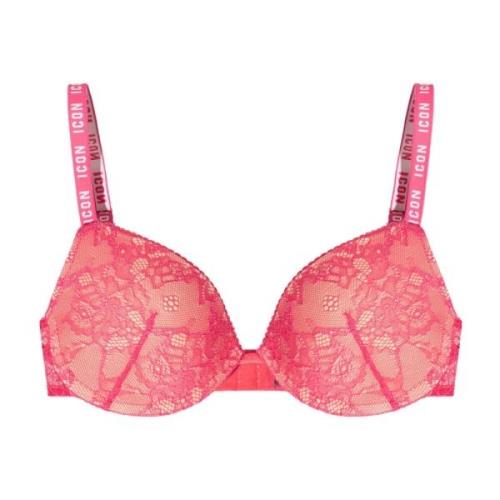 Kant Push-up Bh Dsquared2 , Pink , Dames