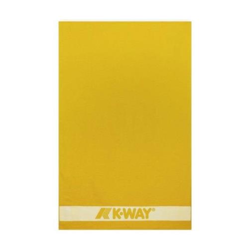 Luxe Katoenen Handdoek K-Way , Yellow , Unisex