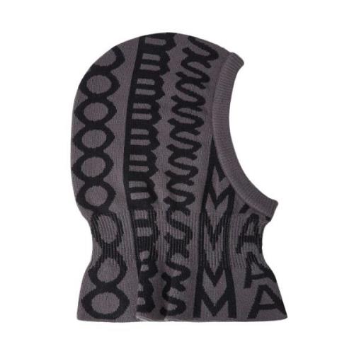 Luxe Wol Balaclava Marc Jacobs , Gray , Dames