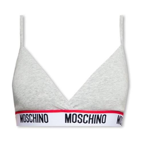 Beha met logo Moschino , Gray , Dames