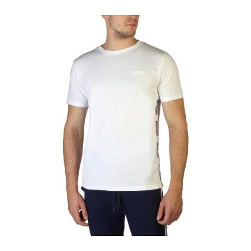 Heren Logo T-shirt Moschino , White , Heren