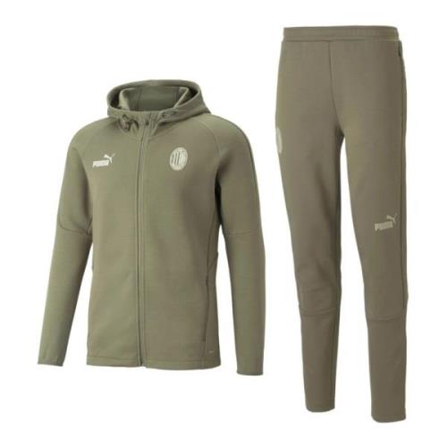 Casual Hooded Trainingsset 2022/2023 Puma , Green , Heren