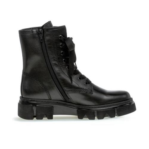 Zwarte Gesloten Booties Gabor , Black , Dames