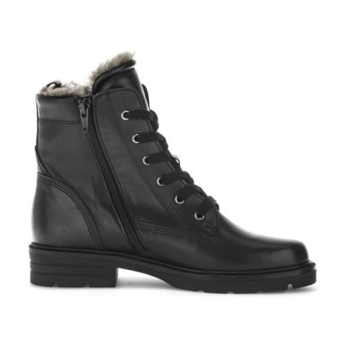 Zwarte Gesloten Booties Gabor , Black , Dames