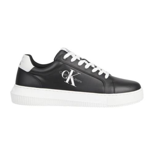 Zwarte Chunky Cupsole Sneakers Calvin Klein Jeans , Black , Heren